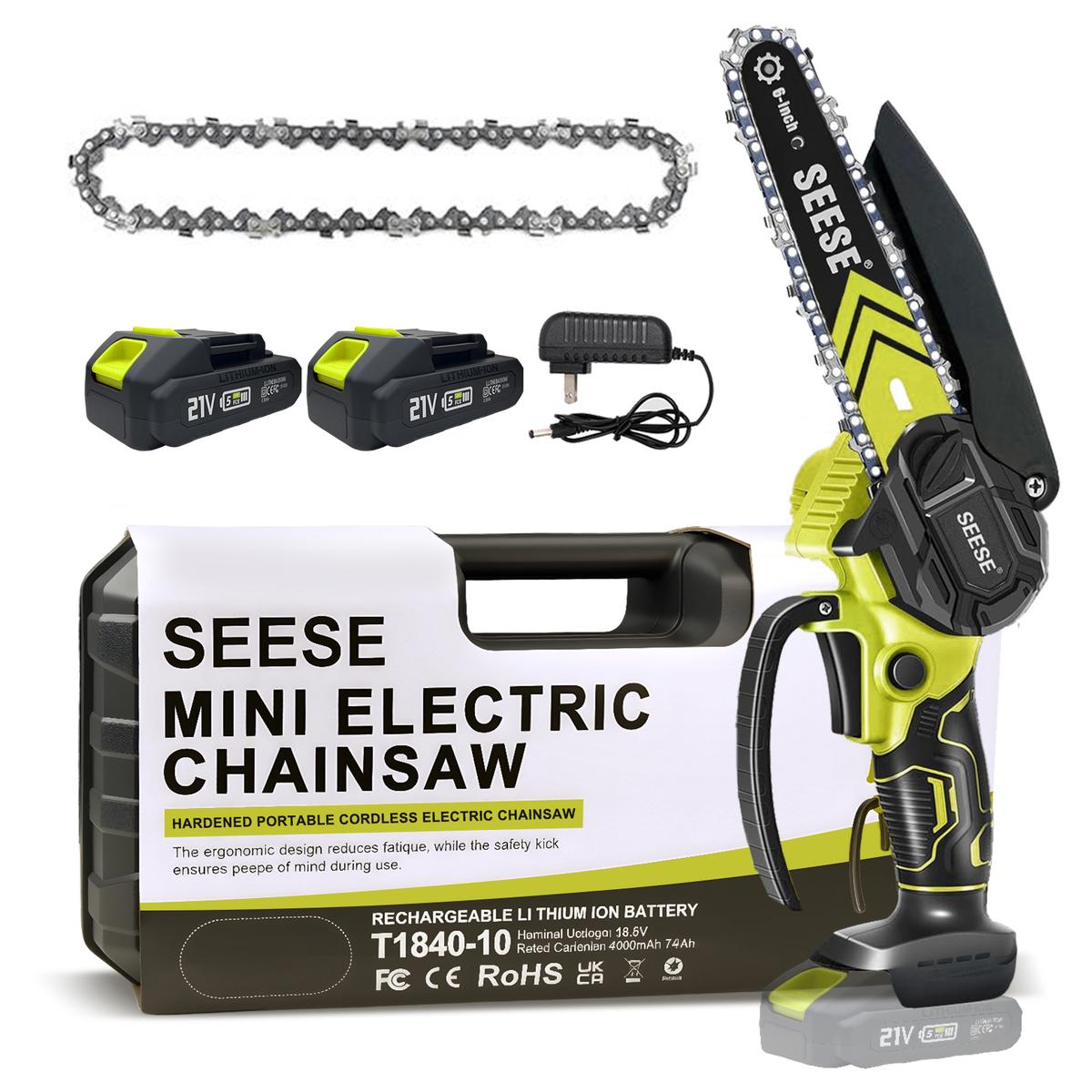 SEESE Brushless Mini ChainSaw
