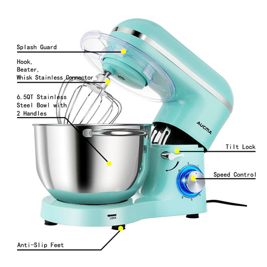 Aucma 6.5QT Stand Mixer with Upgraded Motor