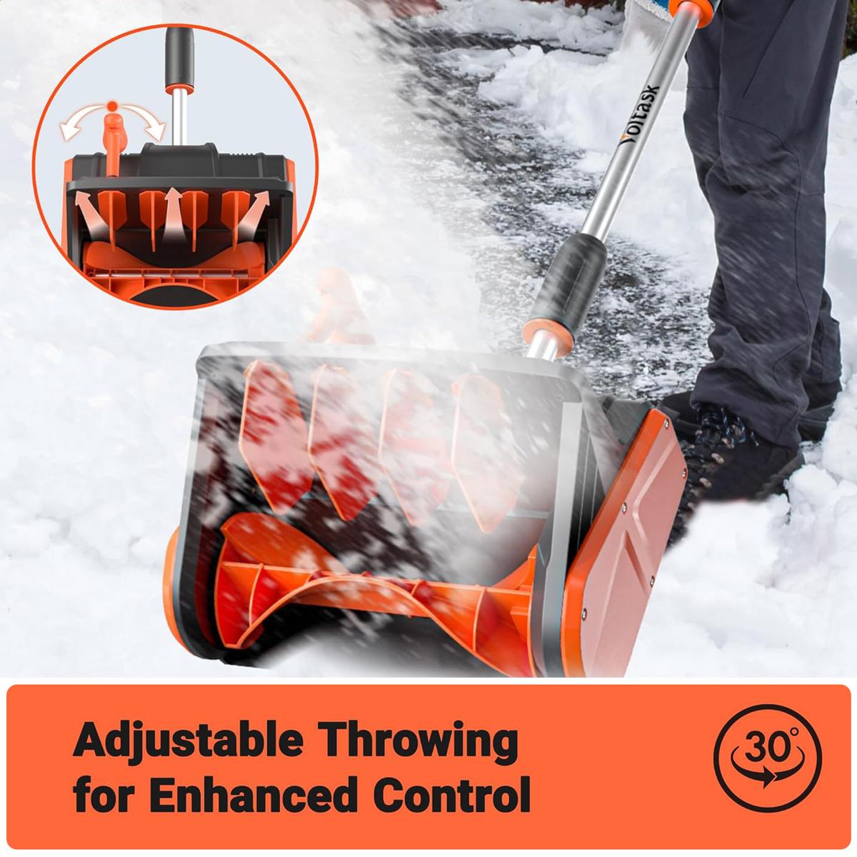 Voltask Cordless Snow Shove